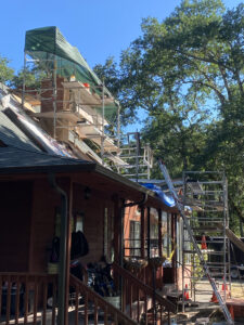 Brick Chimney Demo and Rebuild